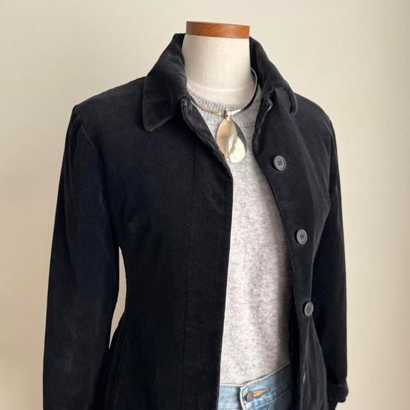 Vintage ESPRIT Corduroy Short Trench Small Whimsigoth Grunge Y2K Indie - Picture 8 of 8